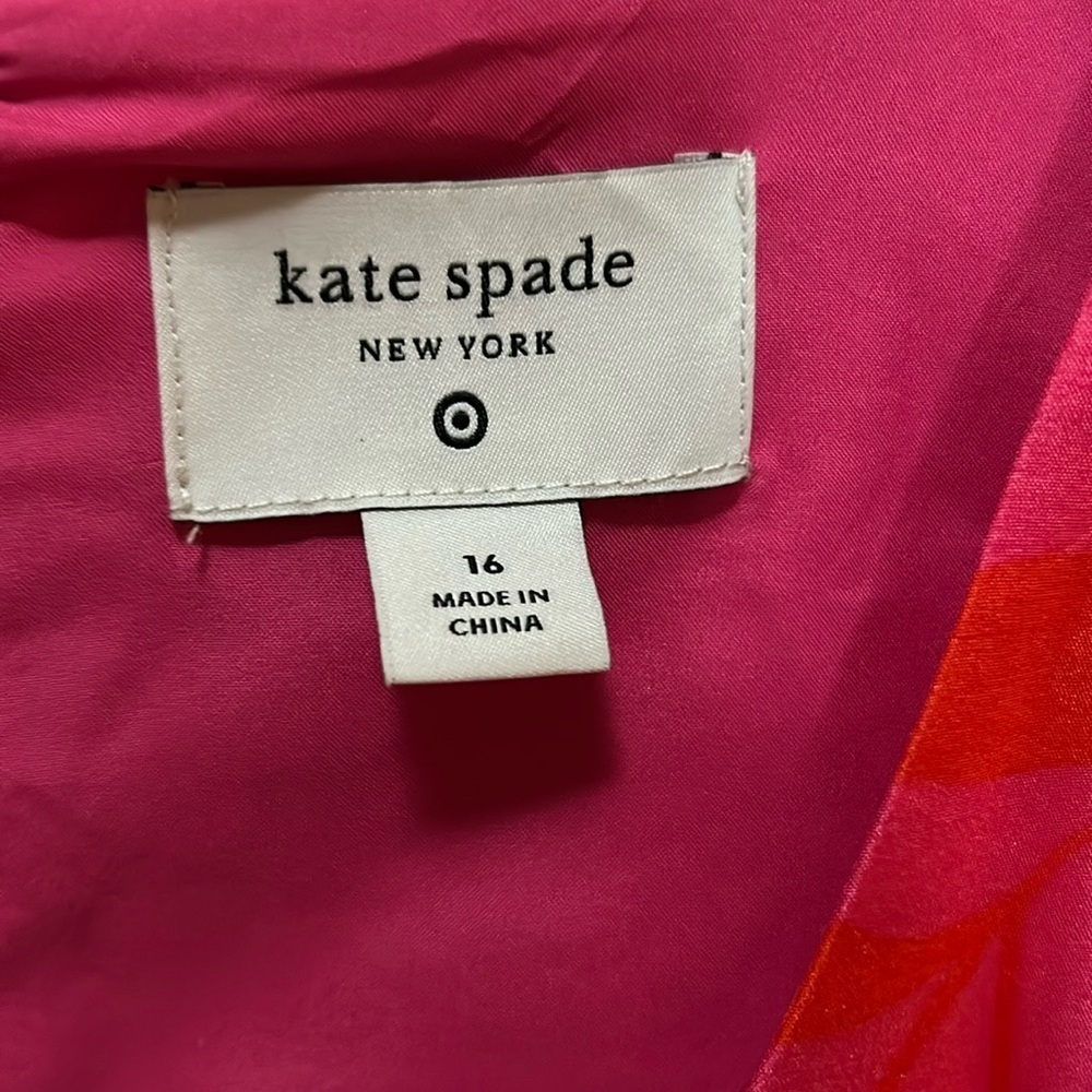 Kate Spade X Target Classic Rose Peplum Midi Dress  Size 16 NWOT - Picture 8 of 9